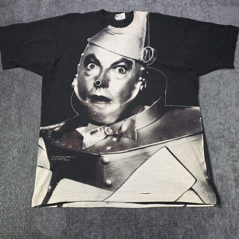 Vtg 1992 Wizard Of Oz Tin Man Stanley Desantis If I Only Had A Heart T Shirt XL